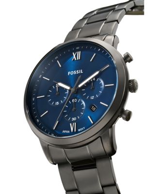 Men's Neutra Chronograph Smoke Stainless-Steel Watch, 44mm