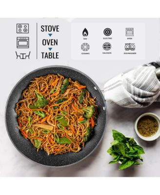 15-Piece Ultra-Durable Non-Stick Diamond Infused Cookware and Bakeware Set