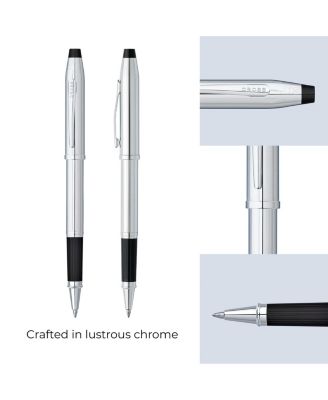 A.T. Cross Century II Lustrous Chrome with Polished Chrome Appointments Selectip Rollerball Pen