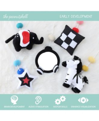 Montessori Neutral Musical Crib Mobile for Baby Boys and Girls