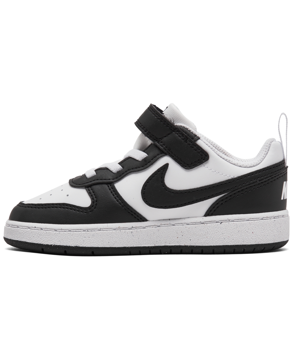 Nike Toddler Kids Court Borough Low Recraft Stay-put Casual Sneakers From Finish Line In White,black