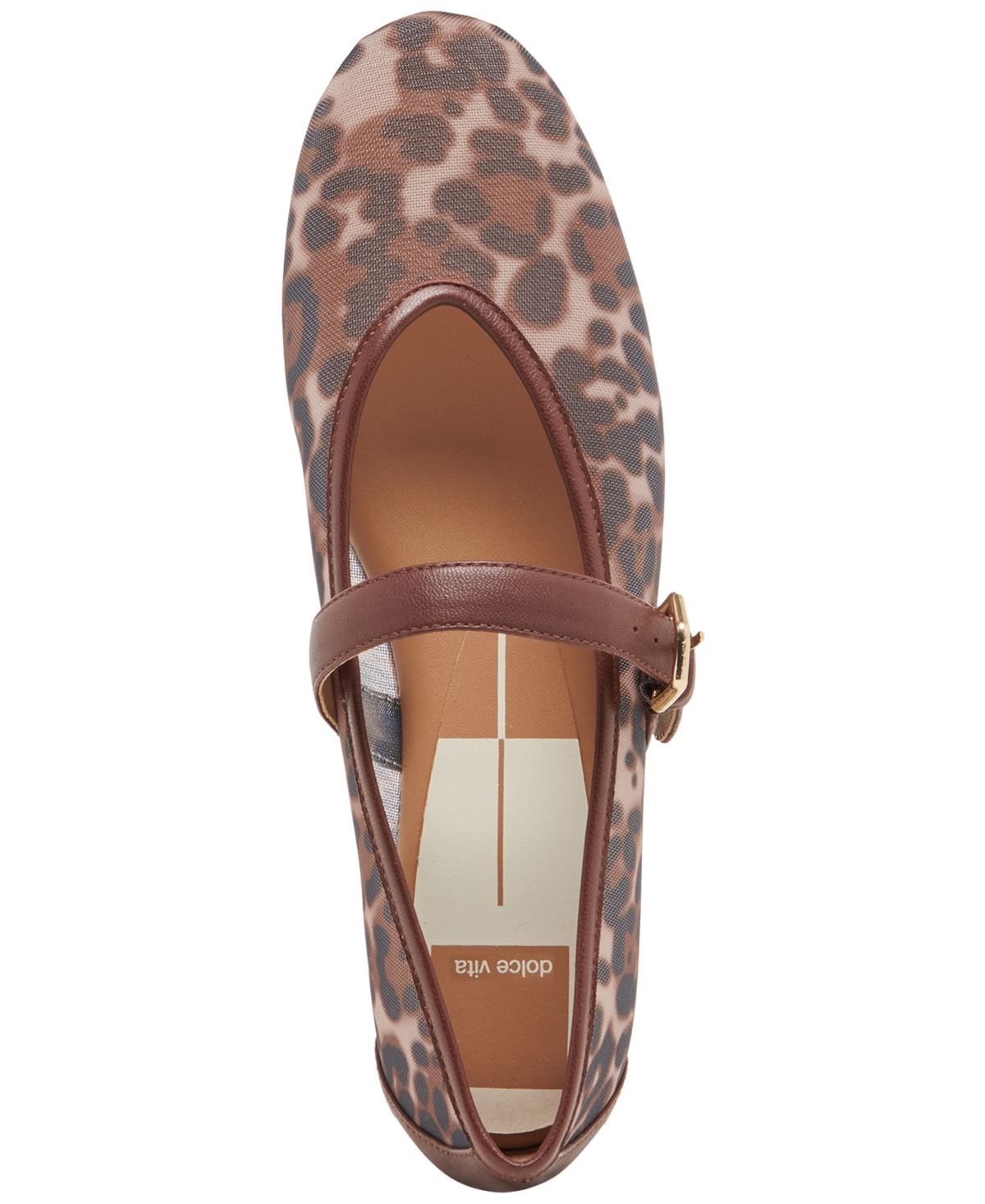 Dolce Vita Roslyn Flats Leopard Mesh In Brown Leopard Mesh
