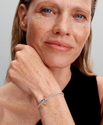 Pandora Two-Tone Sterling Lucky Star Heart Charm 7290₽