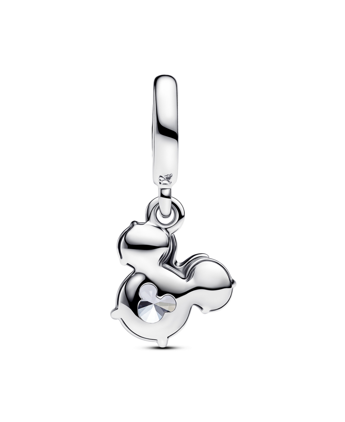 Pandora 793533c01 Disney Minnie Mouse Silhouette Dangle Charm - Sterling Silver In Sterling Silver