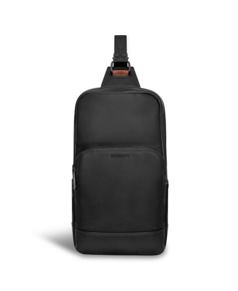 Сумка CHAMPS Onyx Leather Sling, цвет: Чёрный