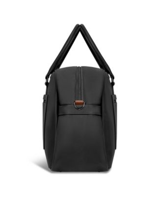 Onyx Leather Duffle Bag