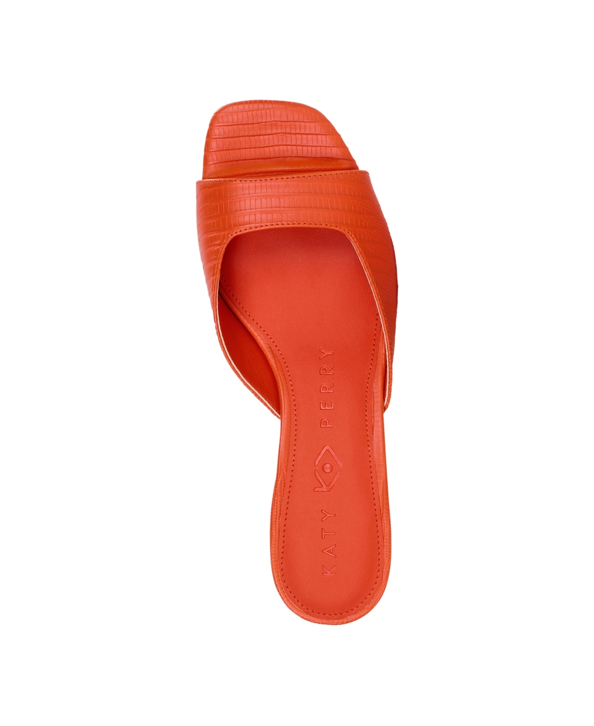 Katy Perry The Ladie Kitten Heel Slide Sandal In Flame