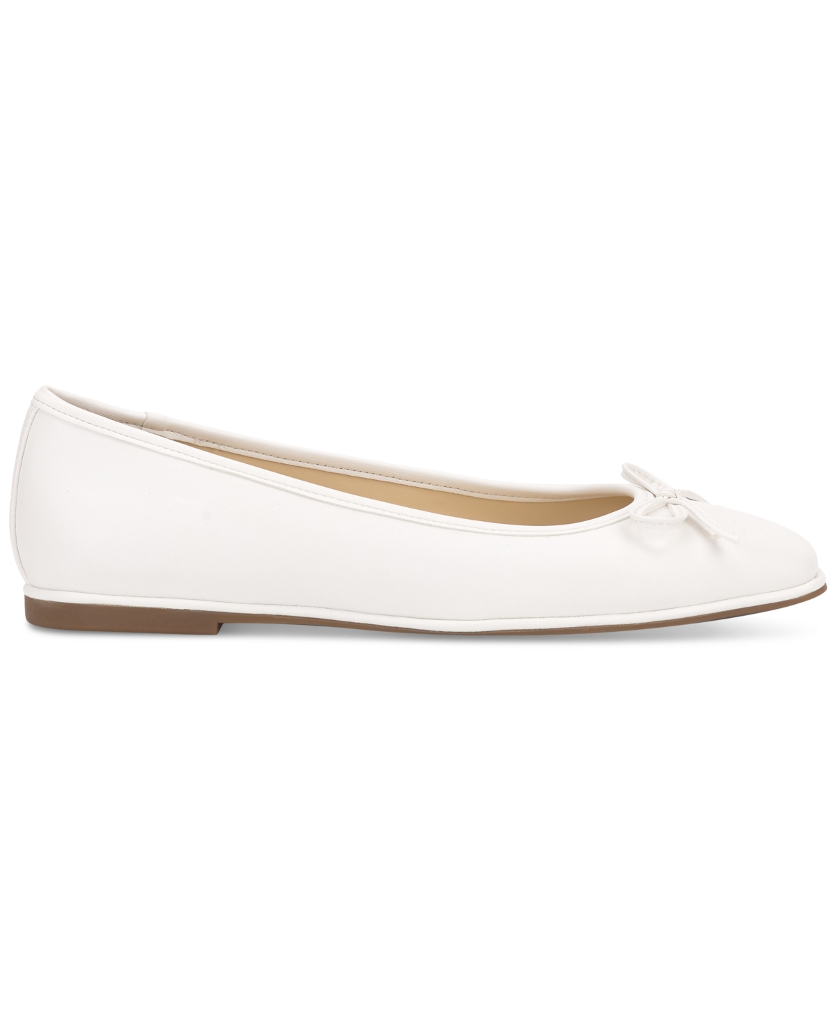 Jessica Simpson Vayrina Ballet Flat In Bright White