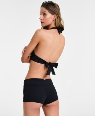 Solid Banded Halter Bikini Top