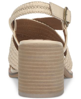 Women's Sasina Woven Strappy Block-Heel Dress Sandals
