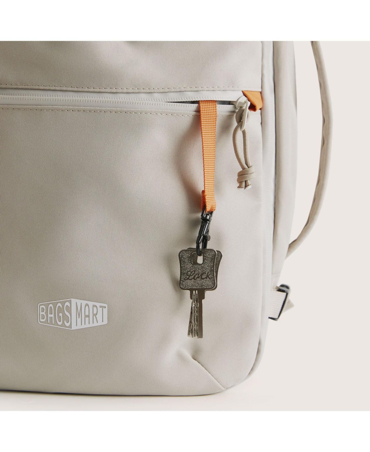 Рюкзак BAGSMART Faro 29L Carry On Travel Set Bone White, цвет: Бежевый — фото 3