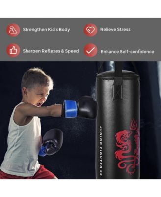 2 Feet Kids Gloves Skipping Rope Boxing Set