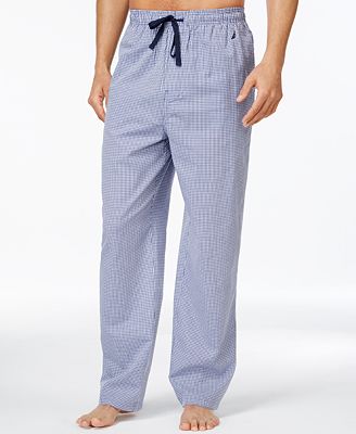 Nautica Gingham Pajama Pants - Pajamas, Lounge & Sleepwear - Men - Macy's