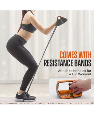 Multi-Function Push-Up Rack with Resistance Bands for Home Workouts