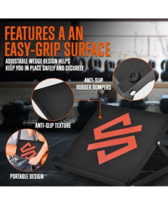 Professional Steel Calf Stretcher with Adjustable Incline for Safe Workouts