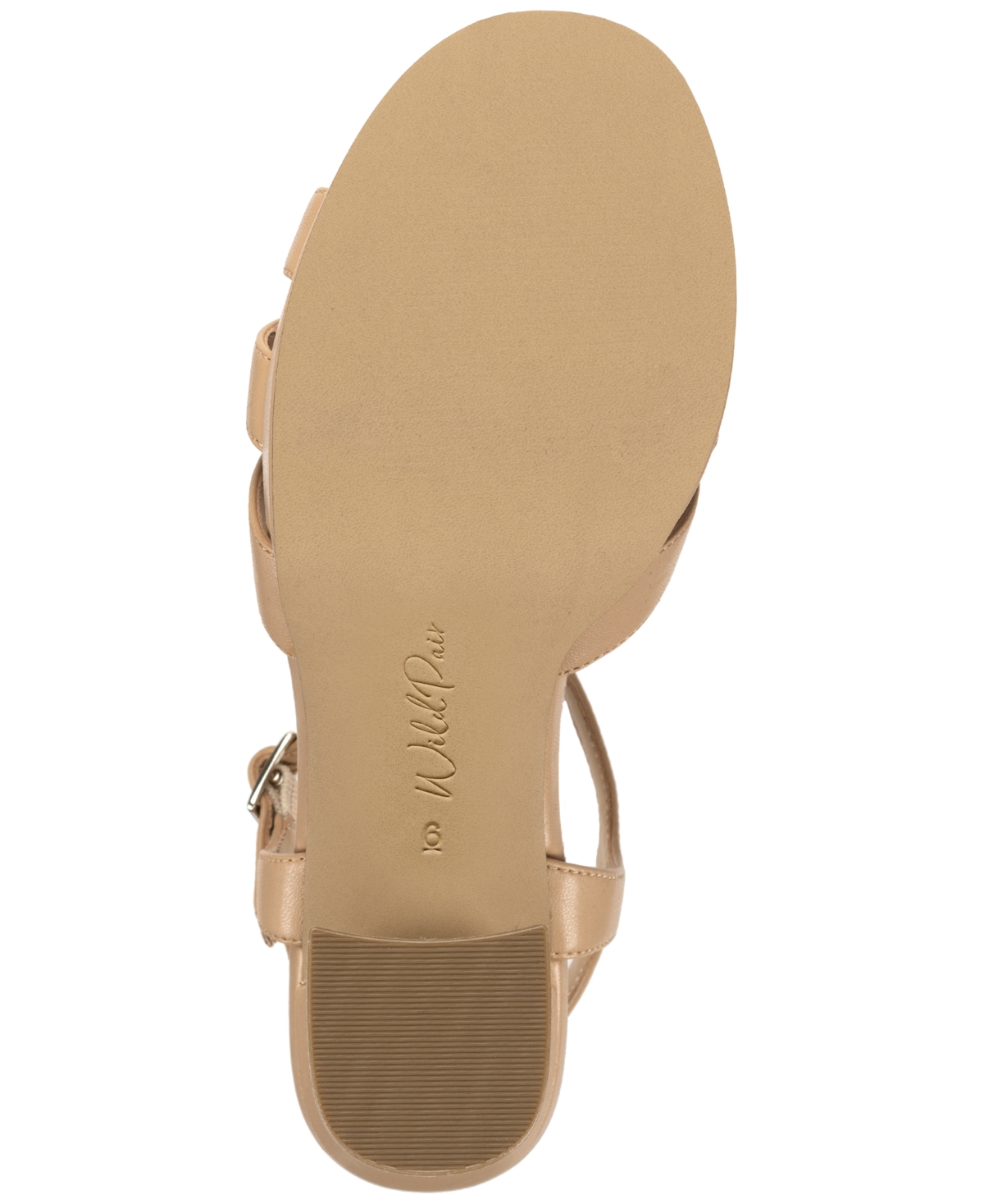 Shop Wild Pair Women's Reemii Platform Sandals, Exclusively At Macy's In Nude Smooth