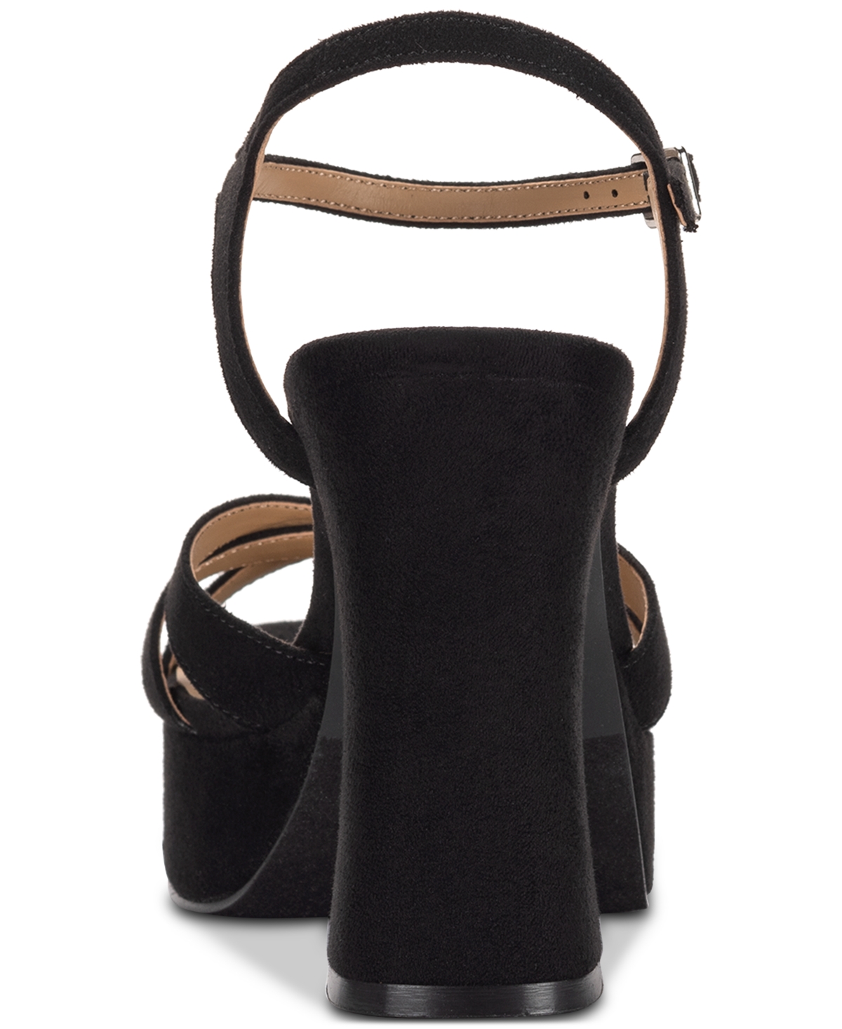 Shop Wild Pair Women's Reemii Platform Sandals, Exclusively At Macy's In Black Micro