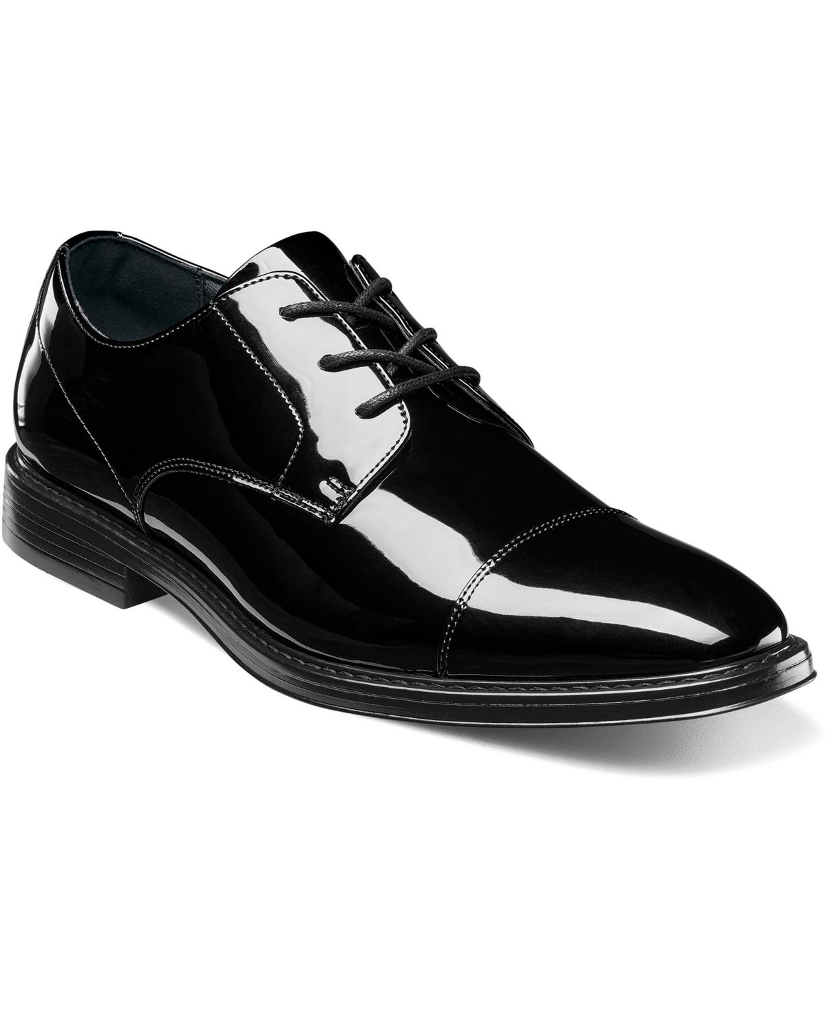 Men's Centro Flex Formal Cap Toe Oxford - Black Patent
