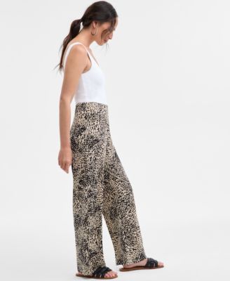 JM Collection Printed Tunic Top - Printed Pull-On Pants, Exclusively at Macy's