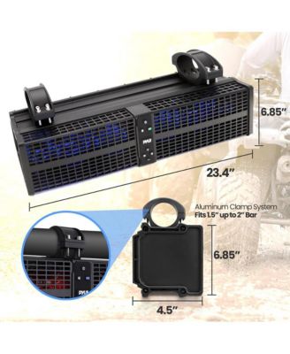 24" Powered ATV/UTV Soundbar System with Bluetooth & LED Lights