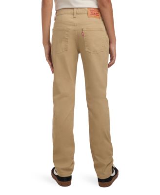 Big Boys 511 Slim Fit 5-Pocket Sueded Pants
