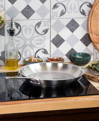 1826 2-Piece Stainless Steel Mixed 10" Frying Pan Set