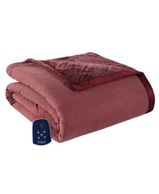 Micro Flannel&reg; to Ultra Velvet&reg; Electric Blanket, King