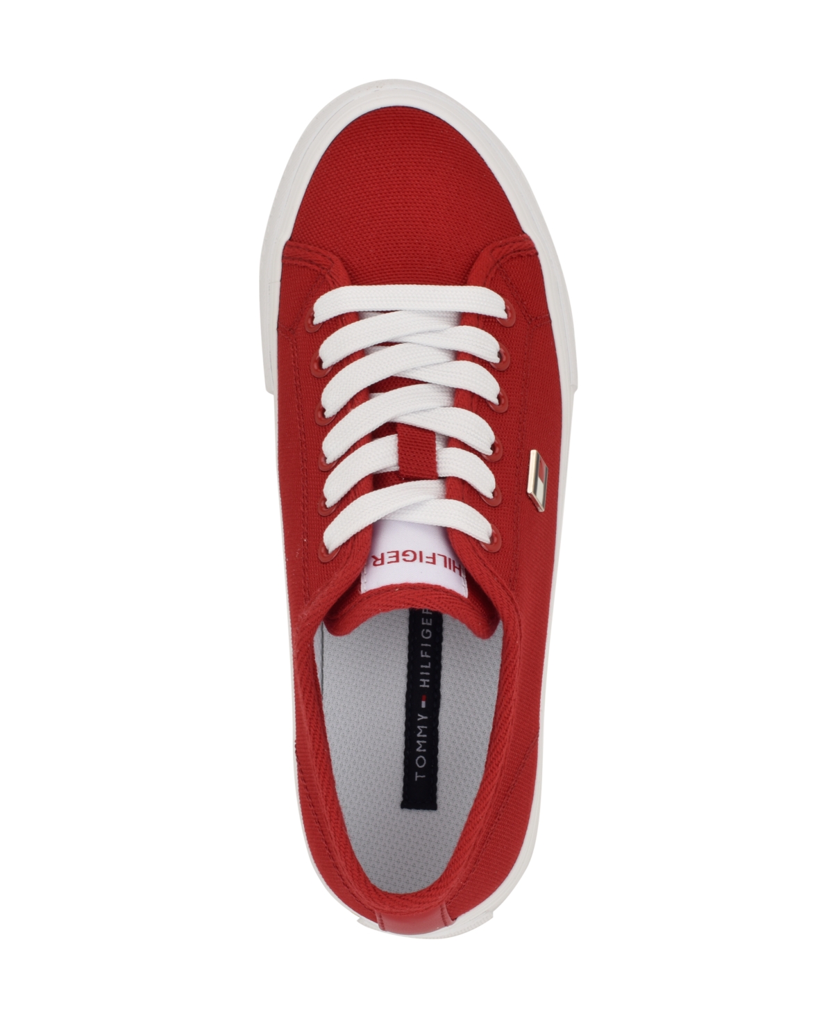 Tommy Hilfiger Women's Aressa Flag Lace-up Sneakers In Red
