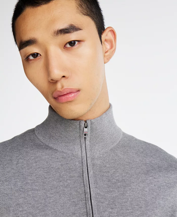 Men's Essential Quarter-Zip Pullover Knit Sweater - thumbnail 3