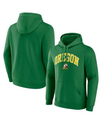 Fanatics - Men's Green Oregon Ducks Arched Logo Pullover Hoodie