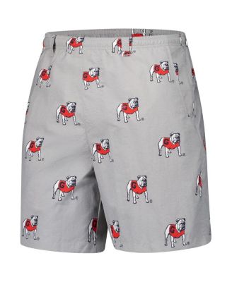 Men's Gray Georgia Bulldogs Backcast III Printed Short