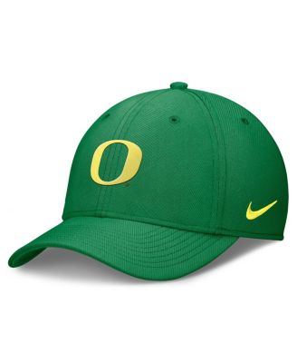Nike - Men's Green Oregon Ducks 2024 On-Field Swoosh Flex Hat