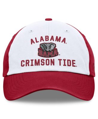 Men's White/Crimson Alabama Crimson Tide Heritage Weston Adjustable Hat