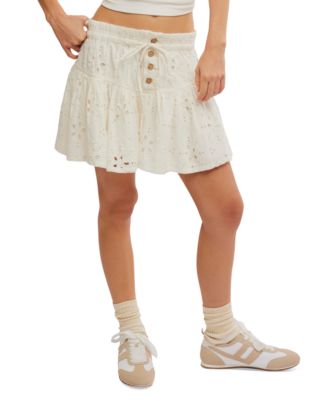 Women's Roselle Eyelet Mini Skirt