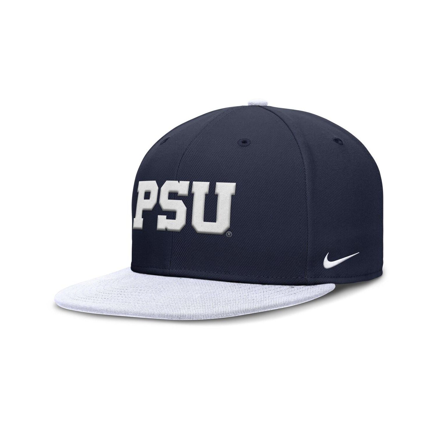 Men's Navy/White Penn State Nittany Lions Two-Tone Primetime Performance Fitted Hat