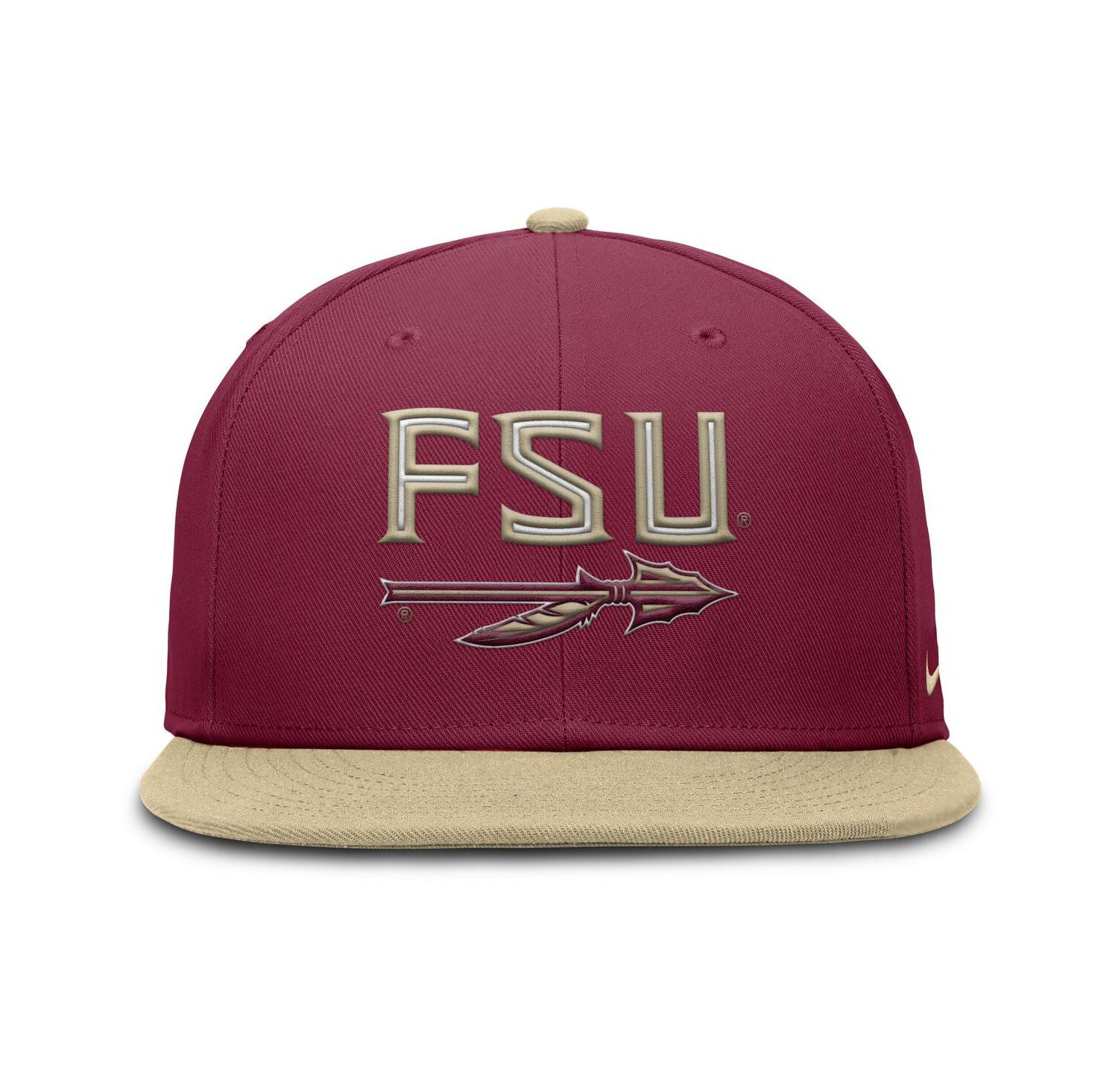 Men's Garnet/Gold Florida State Seminoles Two-Tone Primetime Performance Fitted Hat