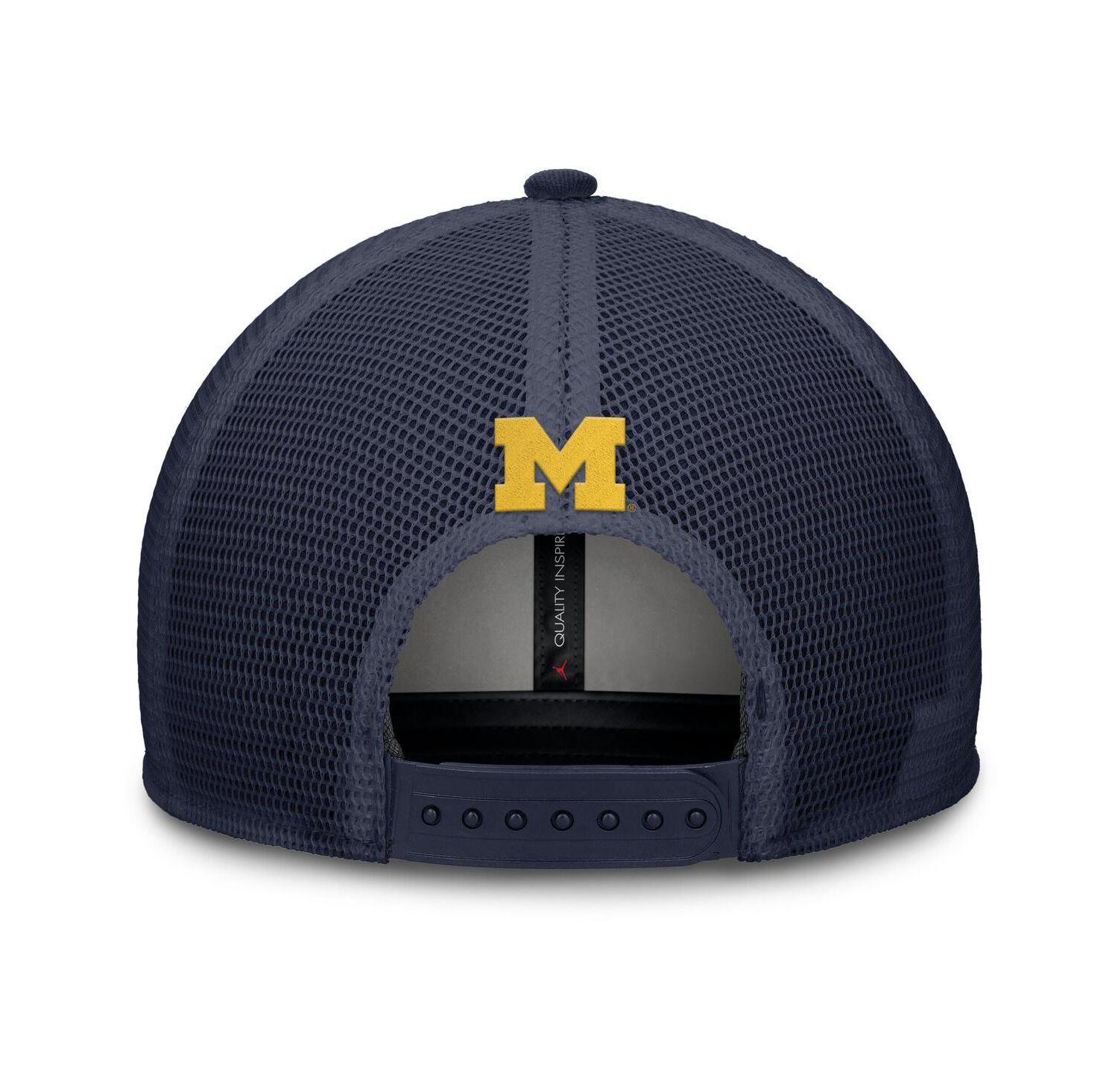 Men's Navy Michigan Wolverines Rise Adjustable Hat