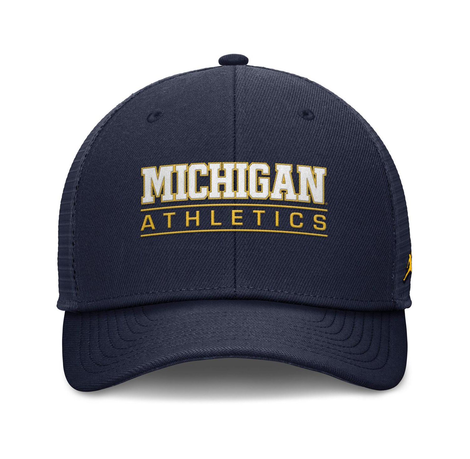 Men's Navy Michigan Wolverines Rise Adjustable Hat