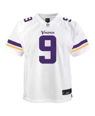 Big Boys and Girls J.J. McCarthy White Minnesota Vikings Game Jersey