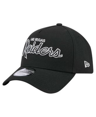 Men's Black Las Vegas Raiders Smith 9FORTY Adjustable hat