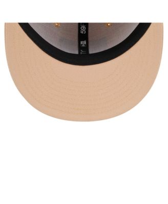 Men's Tan Las Vegas Raiders Candied Pecan 59FIFTY Fitted Hat