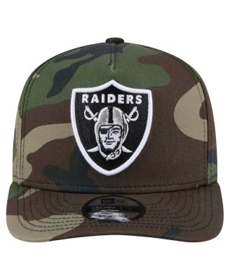 Men's Camo Las Vegas Raiders Woodsy 9FIFTY Snapback Hat