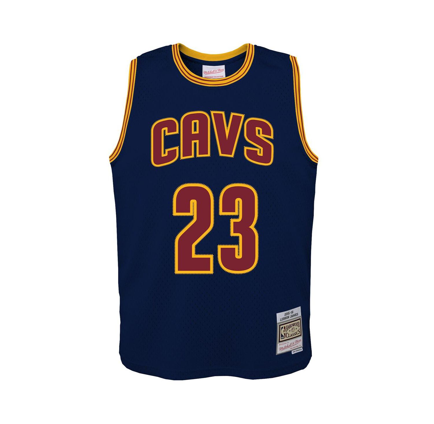 Big Boys and Girls LeBron James Navy Cleveland Cavaliers 2008/09 Hardwood Classics Swingman Jersey