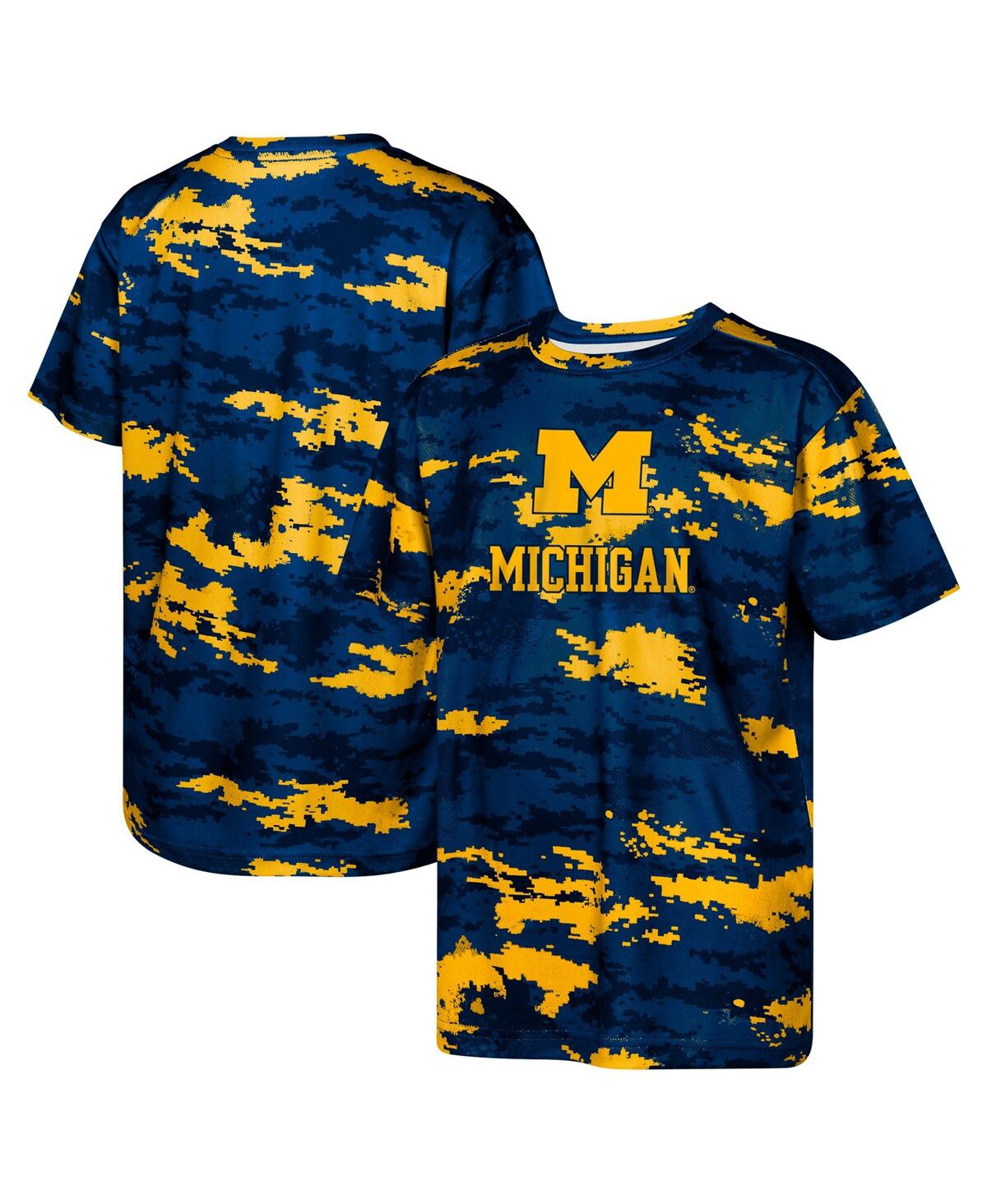 Outerstuff Youth Navy Michigan Wolverines Scrimmage T-shirt In Navy