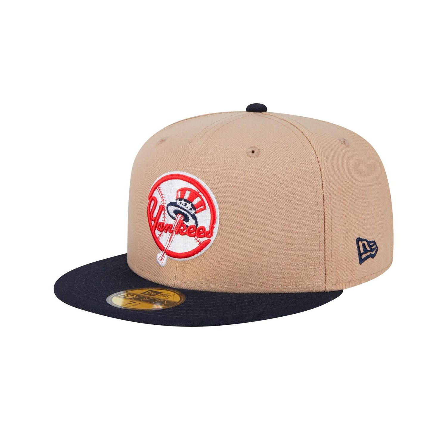 Men's Khaki New York Yankees 59FIFTY Fitted Hat