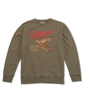 American Needle Mens Olive Miller High Life Sunday Fleece Pullover Sweatshirt 13390₽
