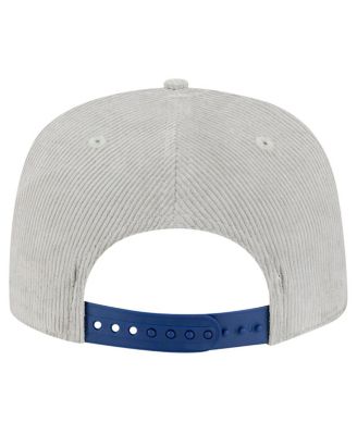 Men's Gray Los Angeles Dodgers Corduroy Golfer Snapback Hat