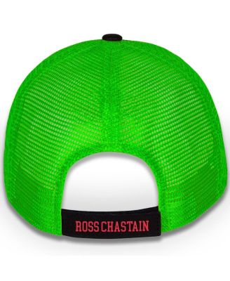 Men's Black/Green Ross Chastain Gas It Smash It Adjustable Hat