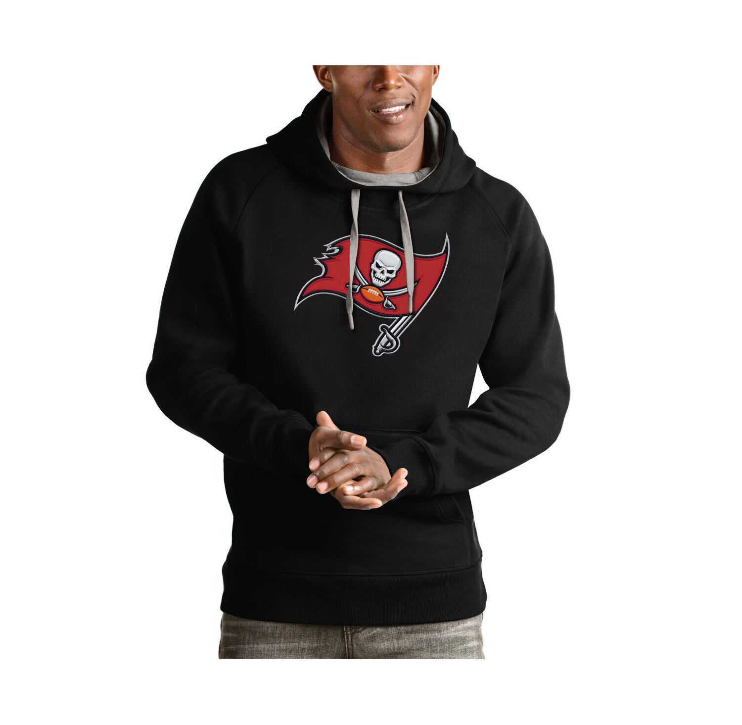 Men's Black Tampa Bay Buccaneers Victory Pullover Hoodie