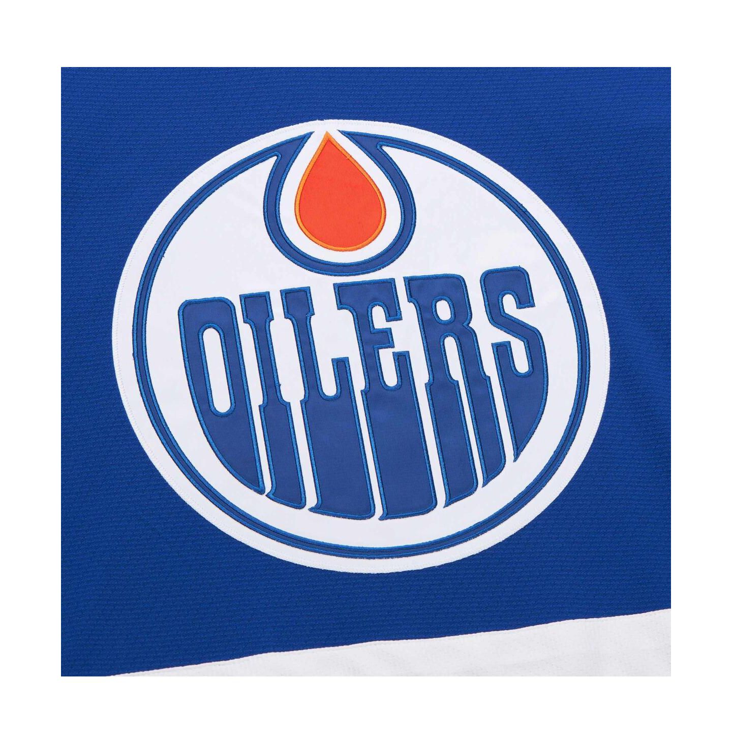 Мужской топ Mitchell & Ness Wayne Gretzky Royal Edmonton Oilers 1979-80 Power Play Jersey — фото 5
